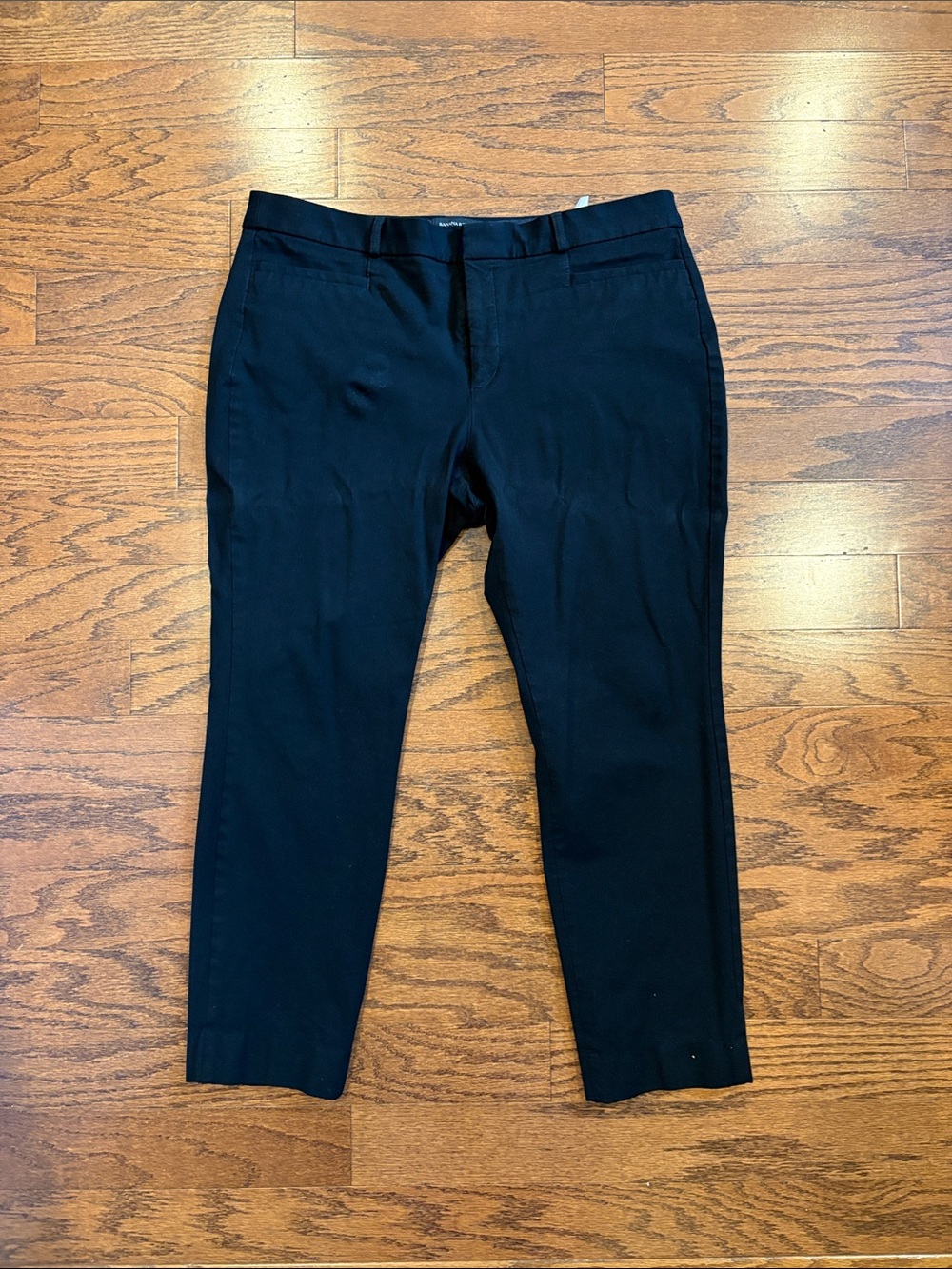 Banana Republic Black Sloan Curvy Fit Work Trousers